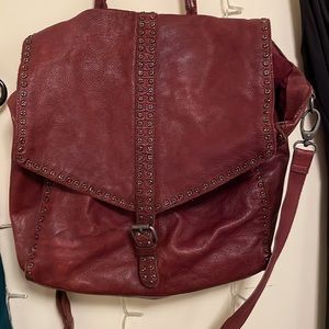 Free People studded messenger bag/crossbody
